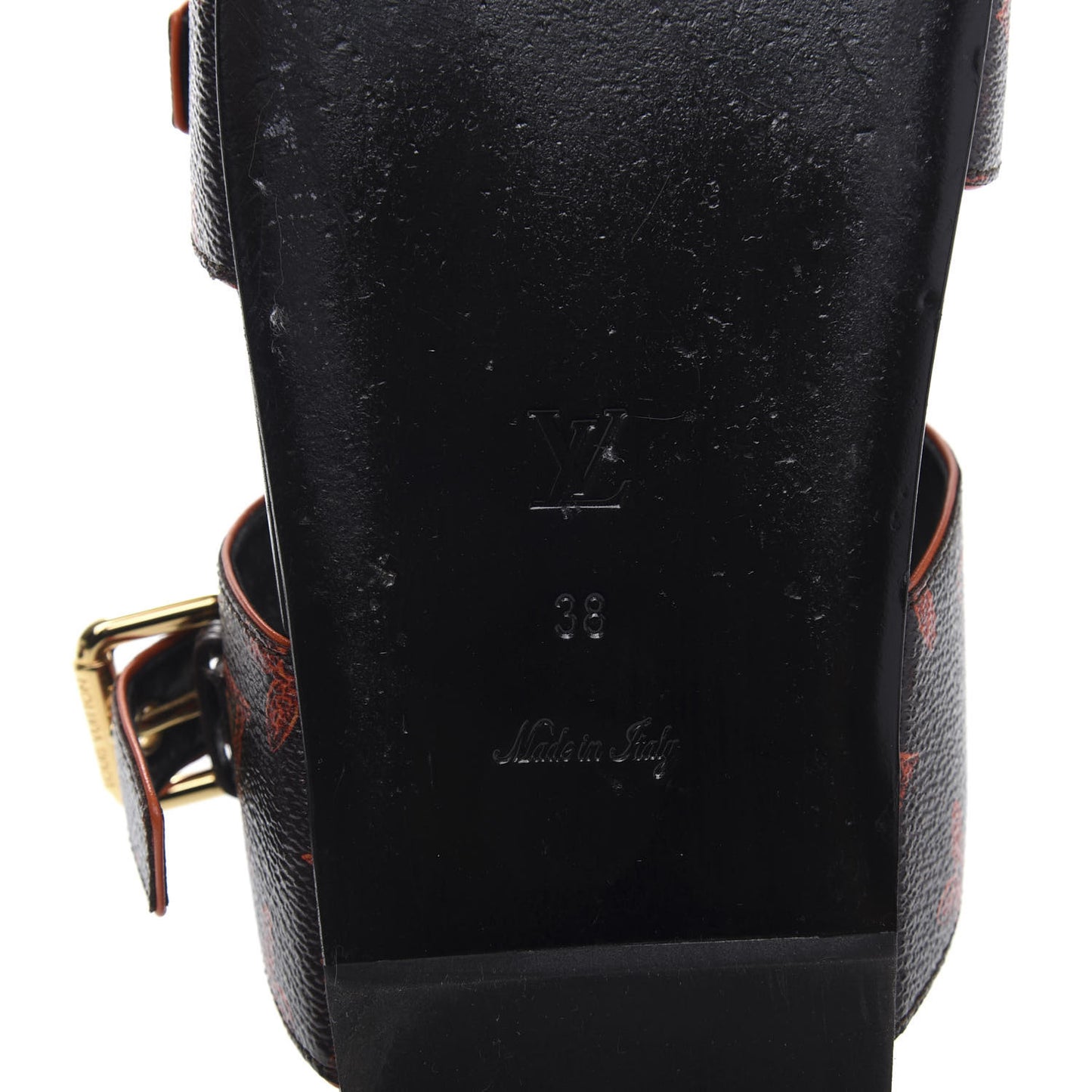 Catogram Bom Dia Flat Mule 38 Black Marron