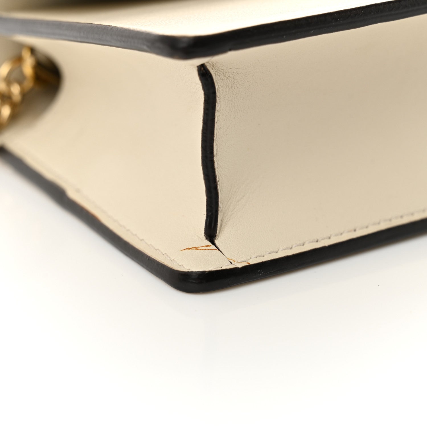 Gucci Calfskin Super Mini Sylvie Chain Shoulder Bag White 13 of 14