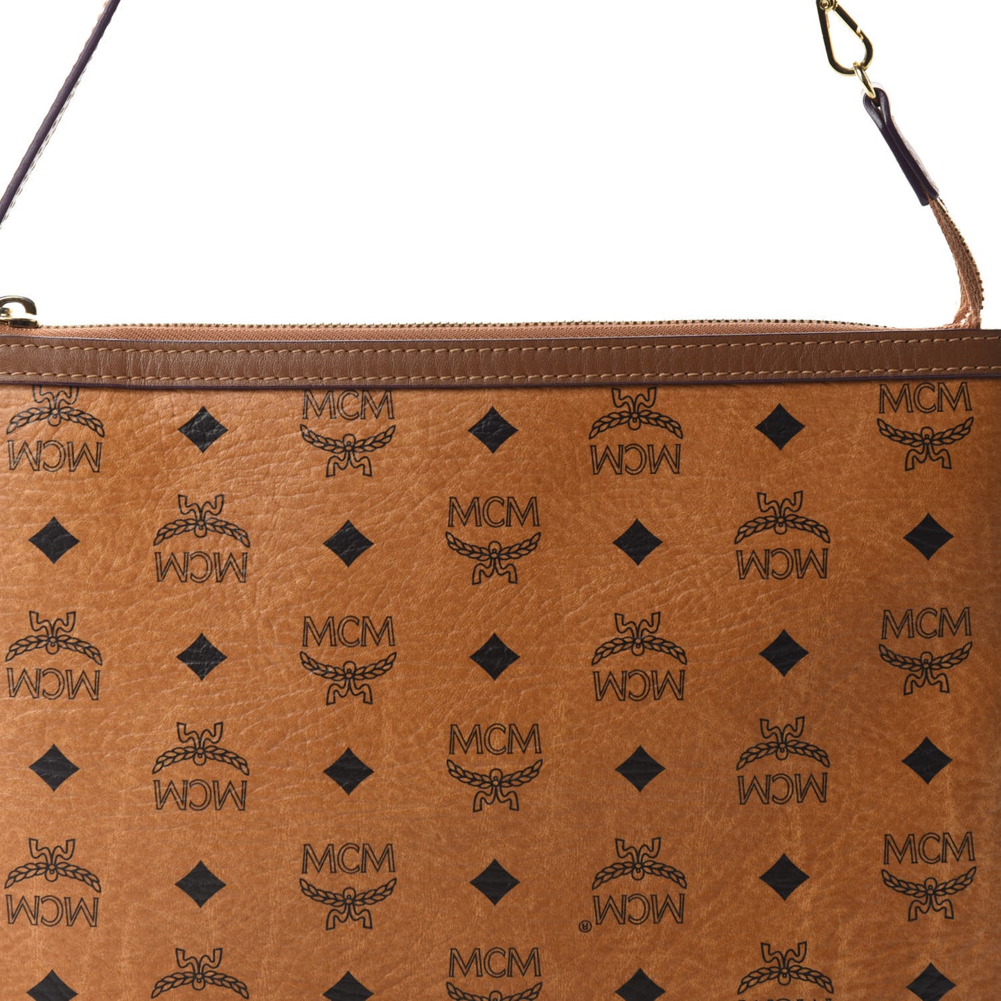 Visetos Liz Shopper Tote Pouch Cognac