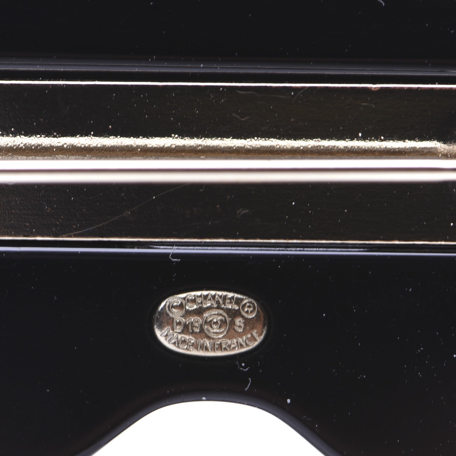 Chanel Resin Pearl Snorkeling CC Brooch Black White Gold 4 of 6