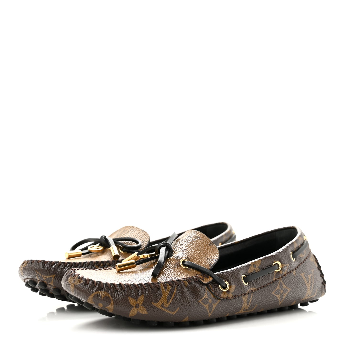Patent Reverse Monogram Gloria Loafers 37