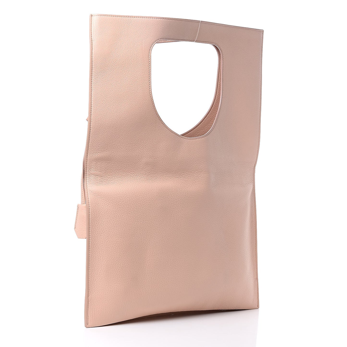 Calfskin Large Alix Padlock Zip Shoulder Bag Blush Nude