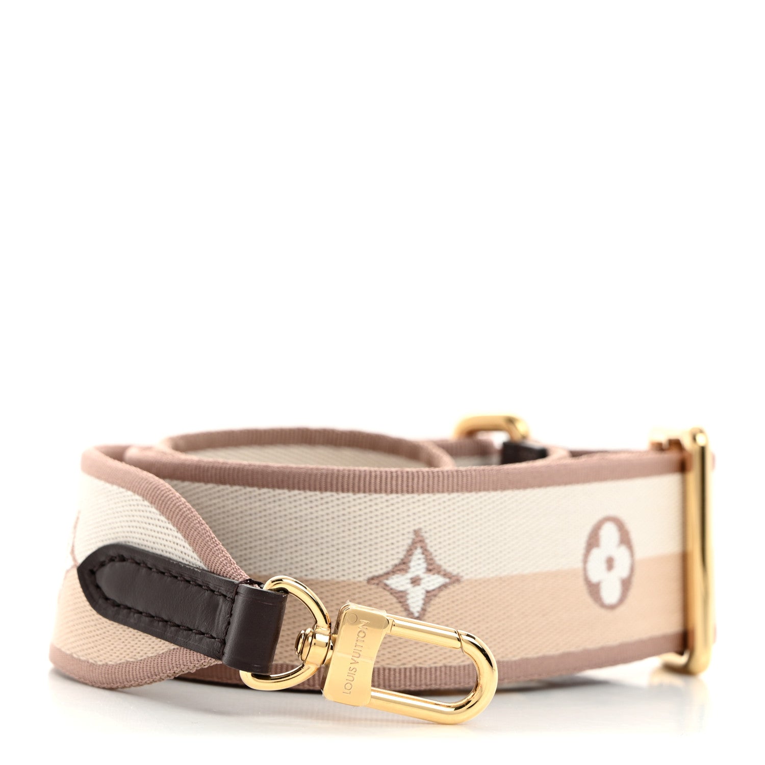 Louis Vuitton Jacquard Speedy Bandouliere 20 Shoulder Strap Beige Brown 1 of 4