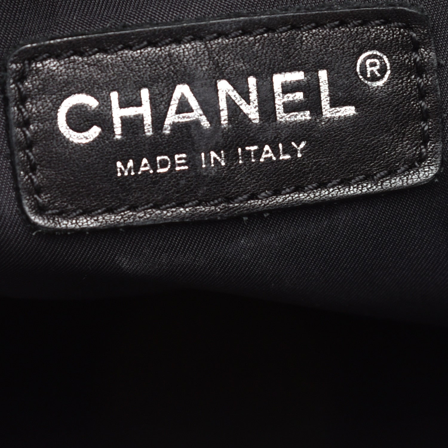Chanel Coated Canvas Quilted Large Paris Biarritz Tote Black 6 of 11