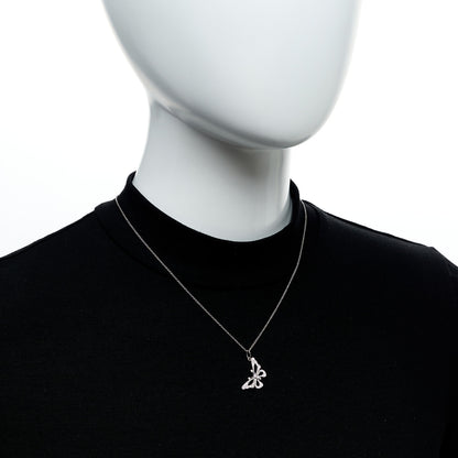 Tiffany Platinum Diamond Enchant Butterfly Necklace 6 of 6