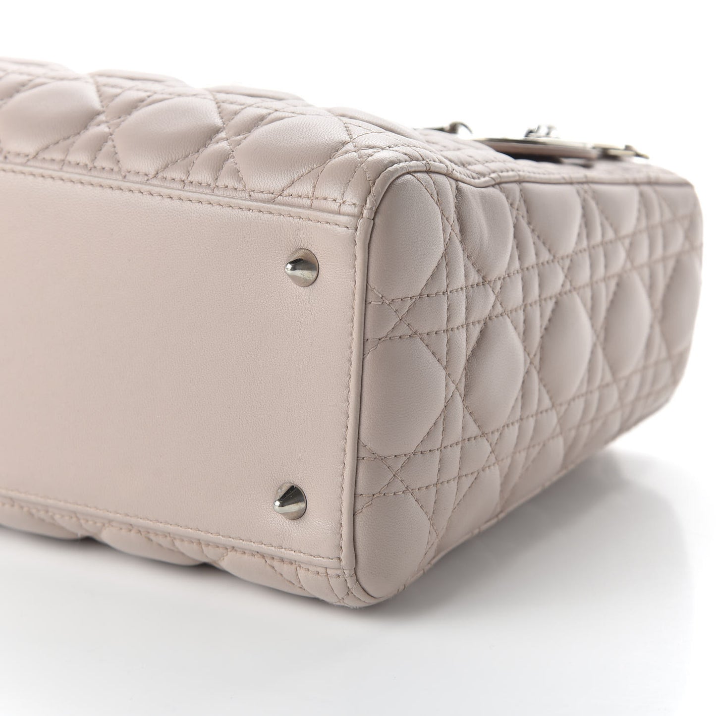Lambskin Cannage Medium Lady Dior Light Pink