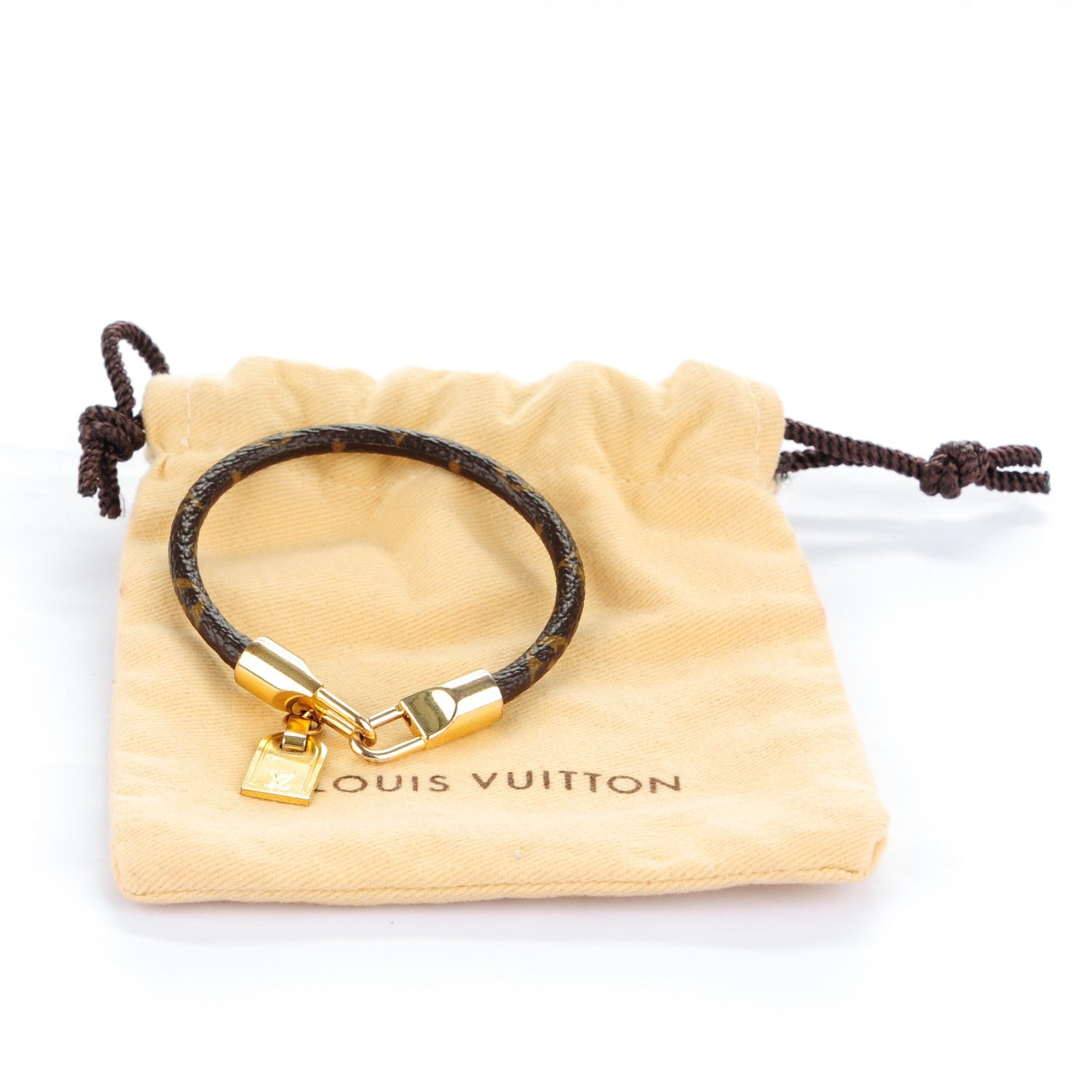 Louis Vuitton Monogram Luck It Bracelet 19 5 of 5