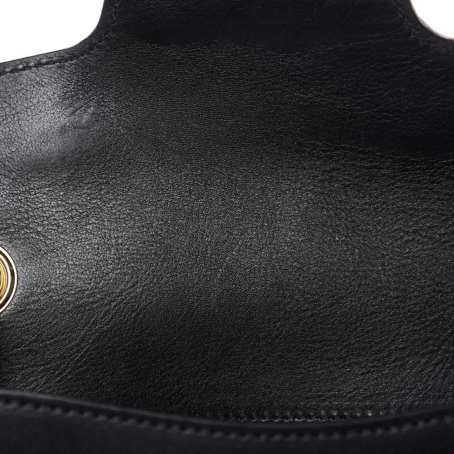 Gucci Smooth Calfskin Small Emily Chain Shoulder Bag Black 12 of 14
