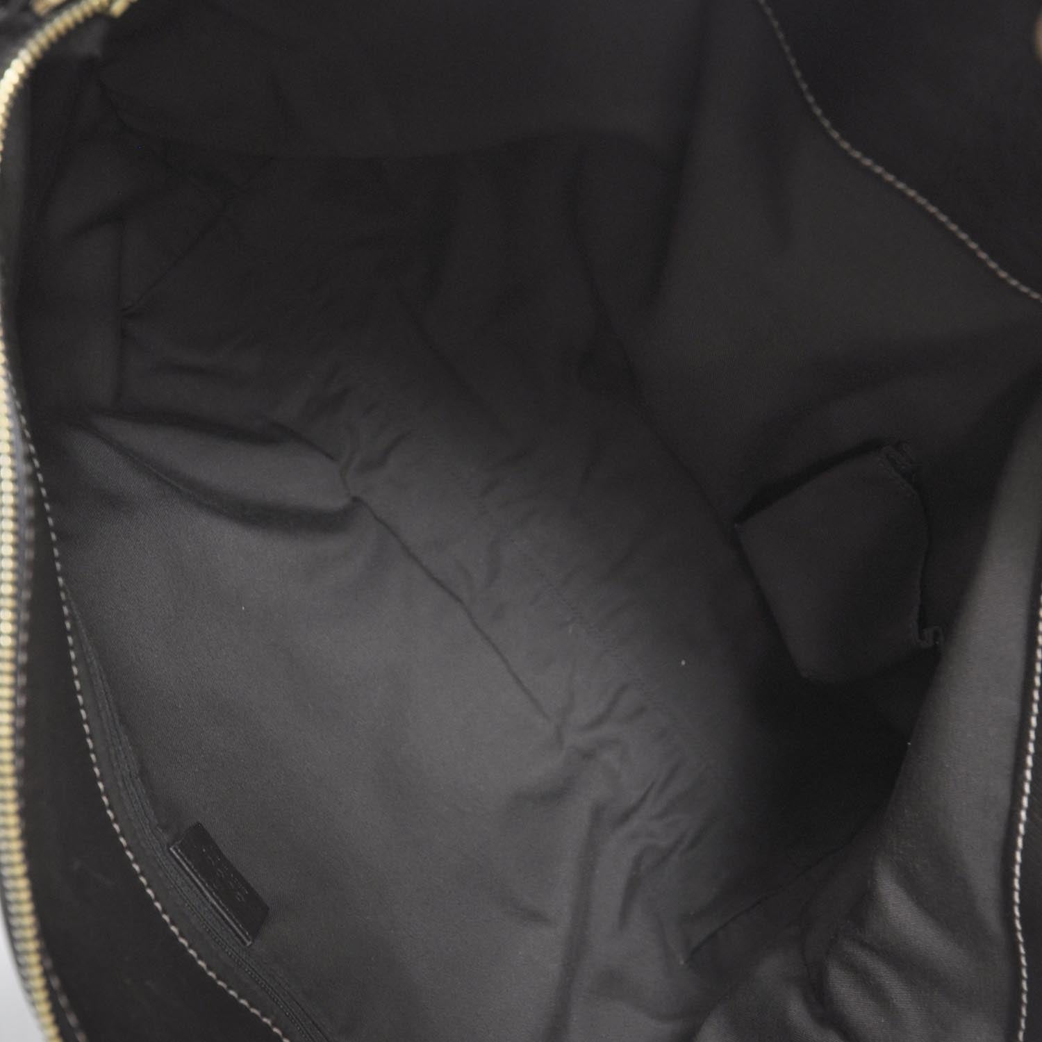 Gucci Monogram D Gold Tote Ebony 6 of 9