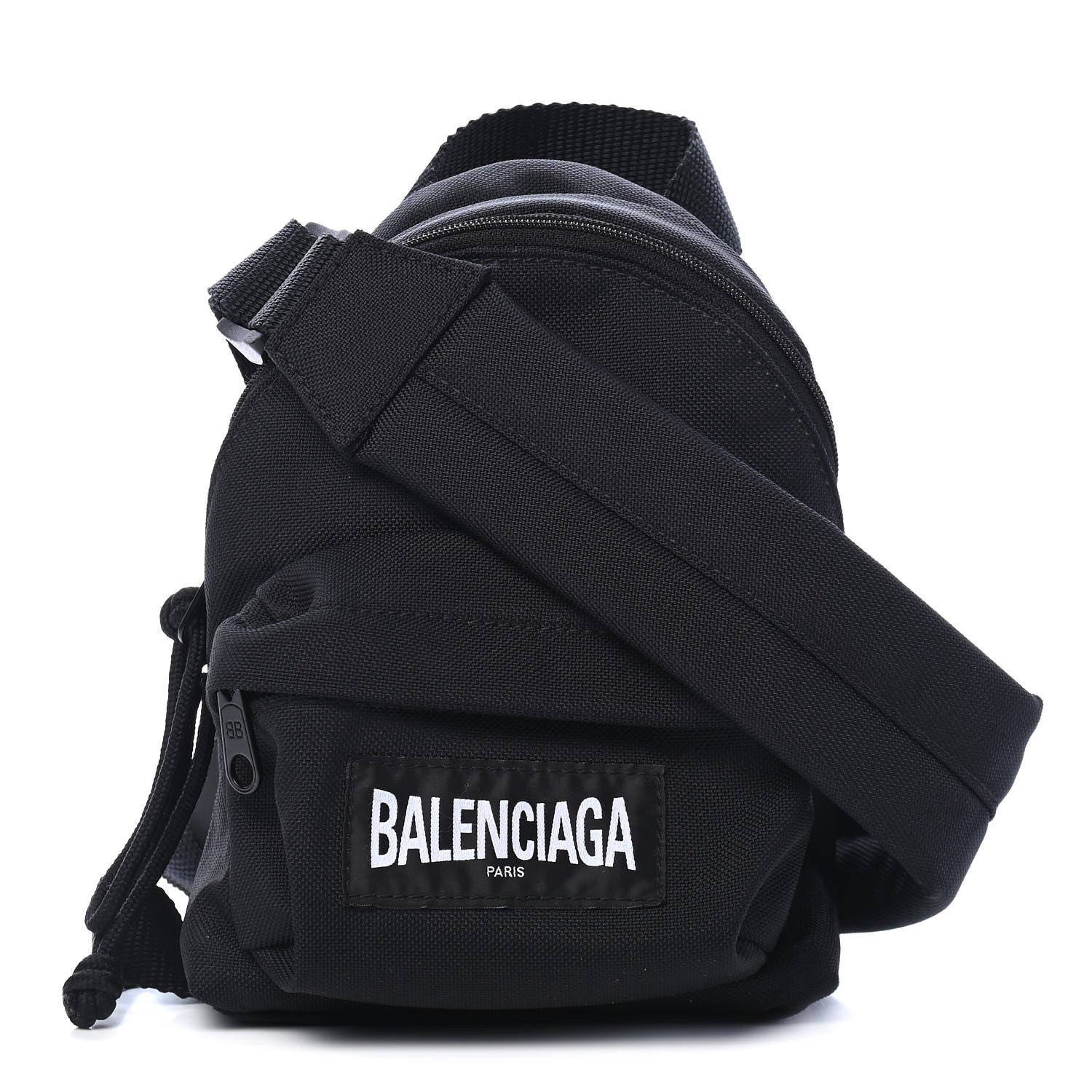 Balenciaga Recycled Casual Nylon Mini Oversized Backpack Black 1 of 8
