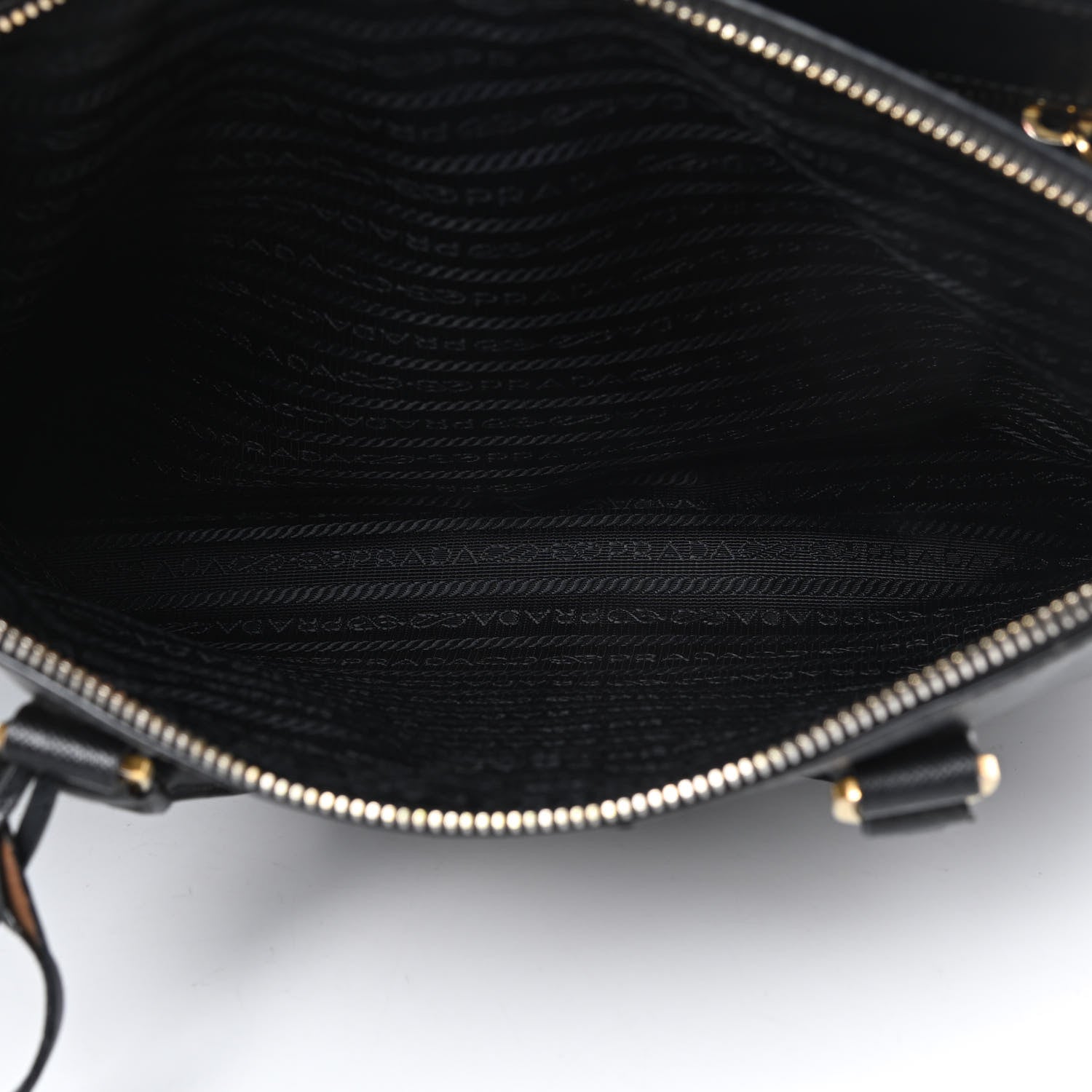 Prada Saffiano Large Galleria Double Zip Tote Black 7 of 23