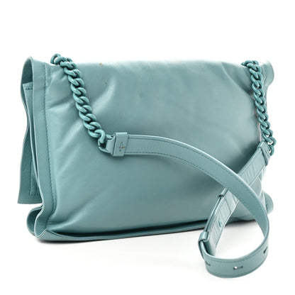 Salvatore Ferragamo Calfskin Small Viva Bow Shoulder Bag Tyrone Turquoise 3 of 12