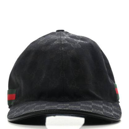 Gucci Monogram Web Baseball Hat XL Black 3 of 12