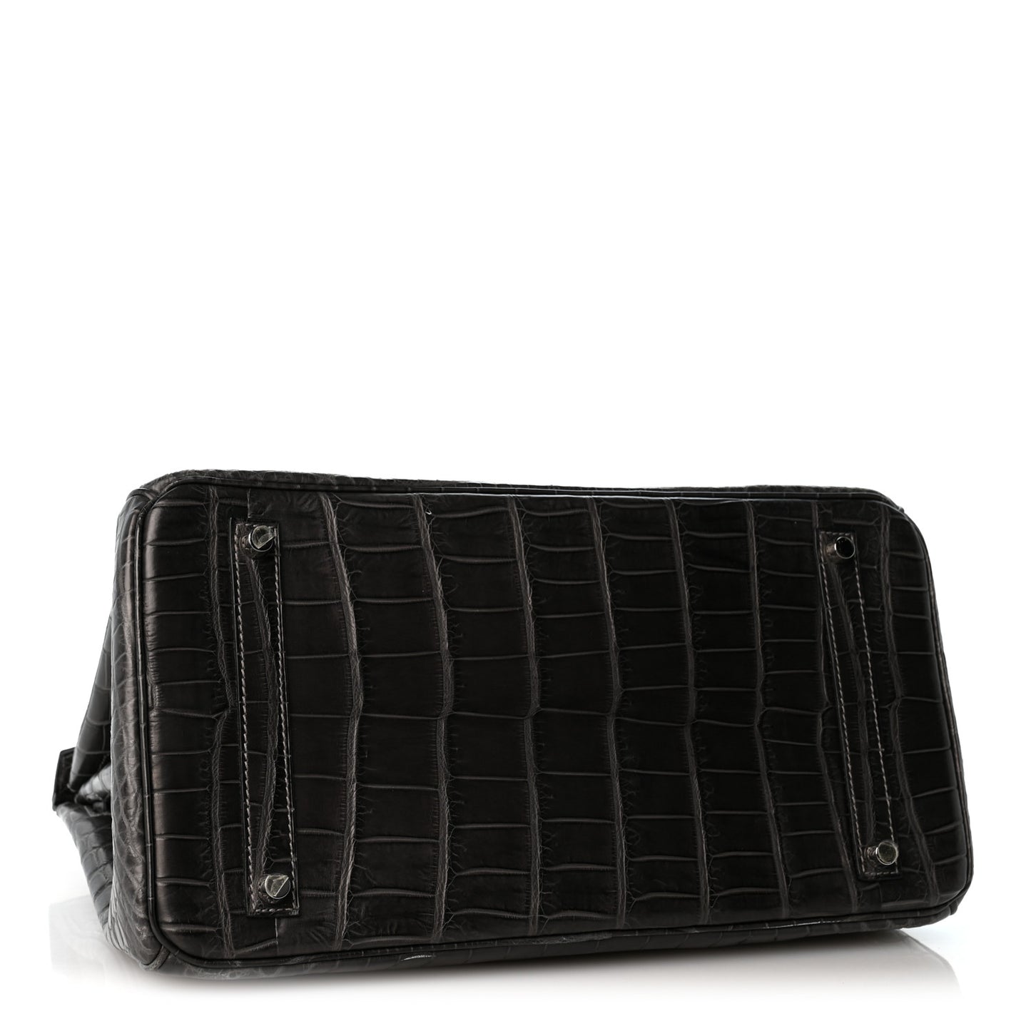 Matte Niloticus Crocodile Birkin 35 Graphite