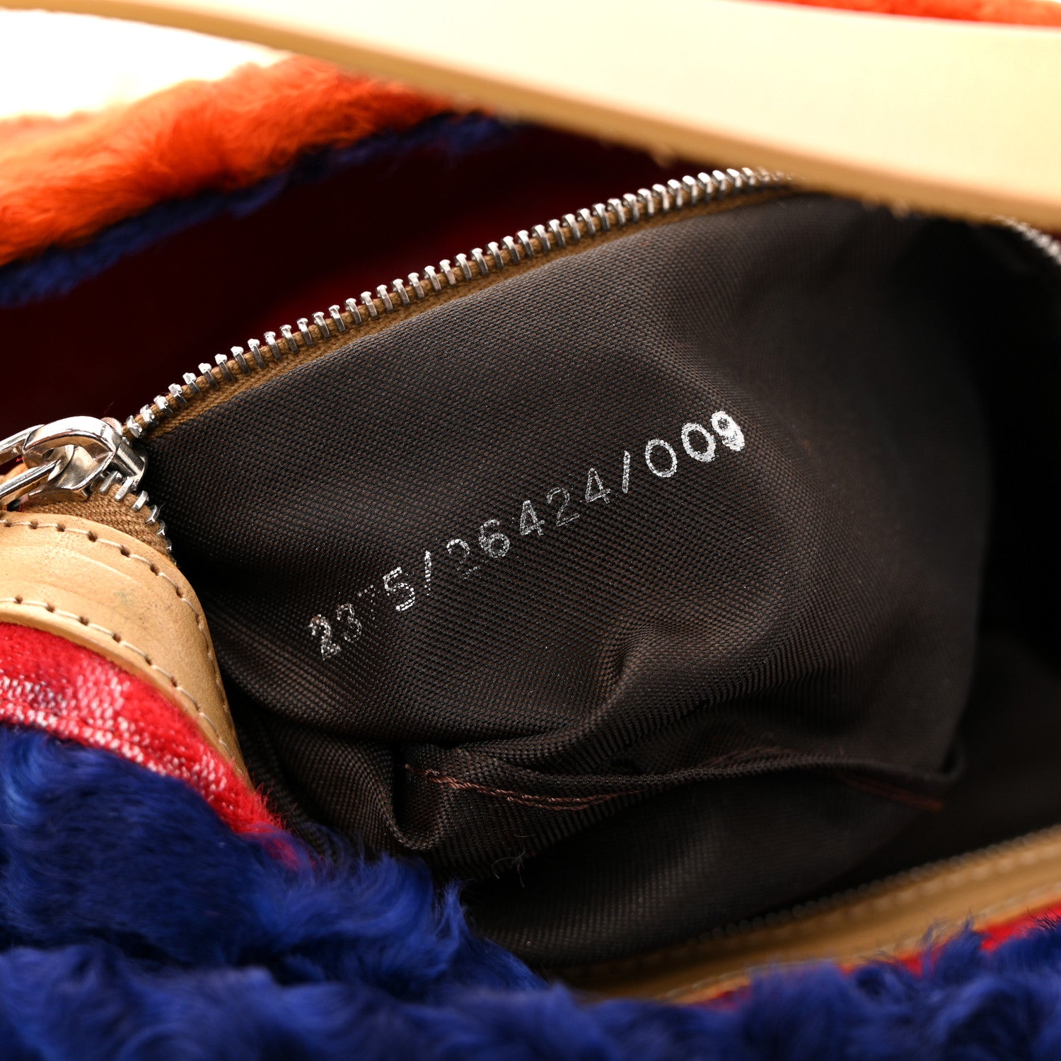 Fendi Persian Lamb Fur Baguette Multicolor 7 of 14