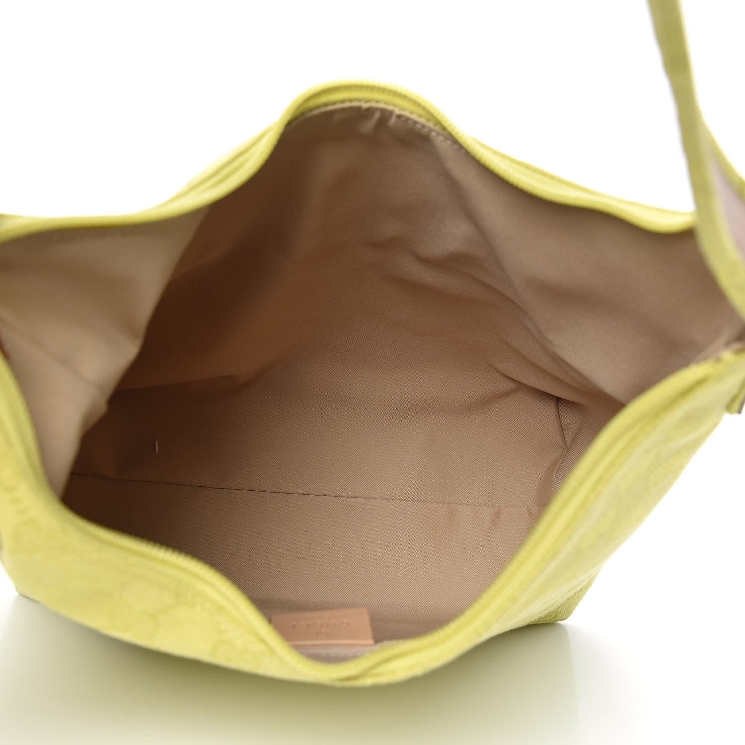 Gucci Nylon Monogram Small Hobo Yellow 5 of 11