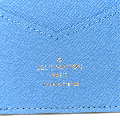 Louis Vuitton Monogram 2021 Christmas Animation China Passport Cover Myosotis Blue 6 of 6
