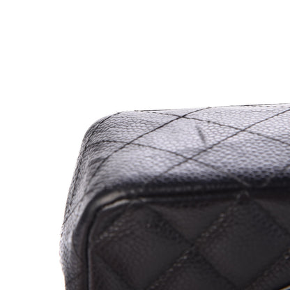 Chanel Caviar Quilted Medium Double Flap Black 15 of 17