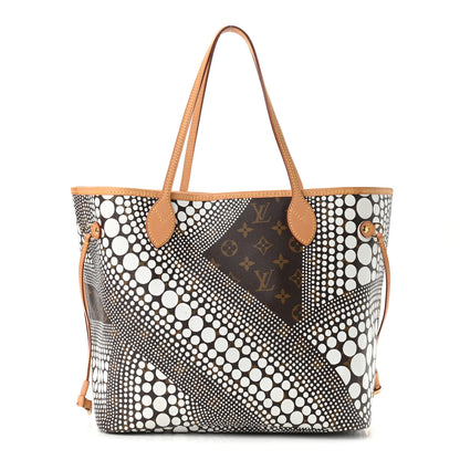 Louis Vuitton Monogram Kusama Waves Neverfull MM White 1 of 9