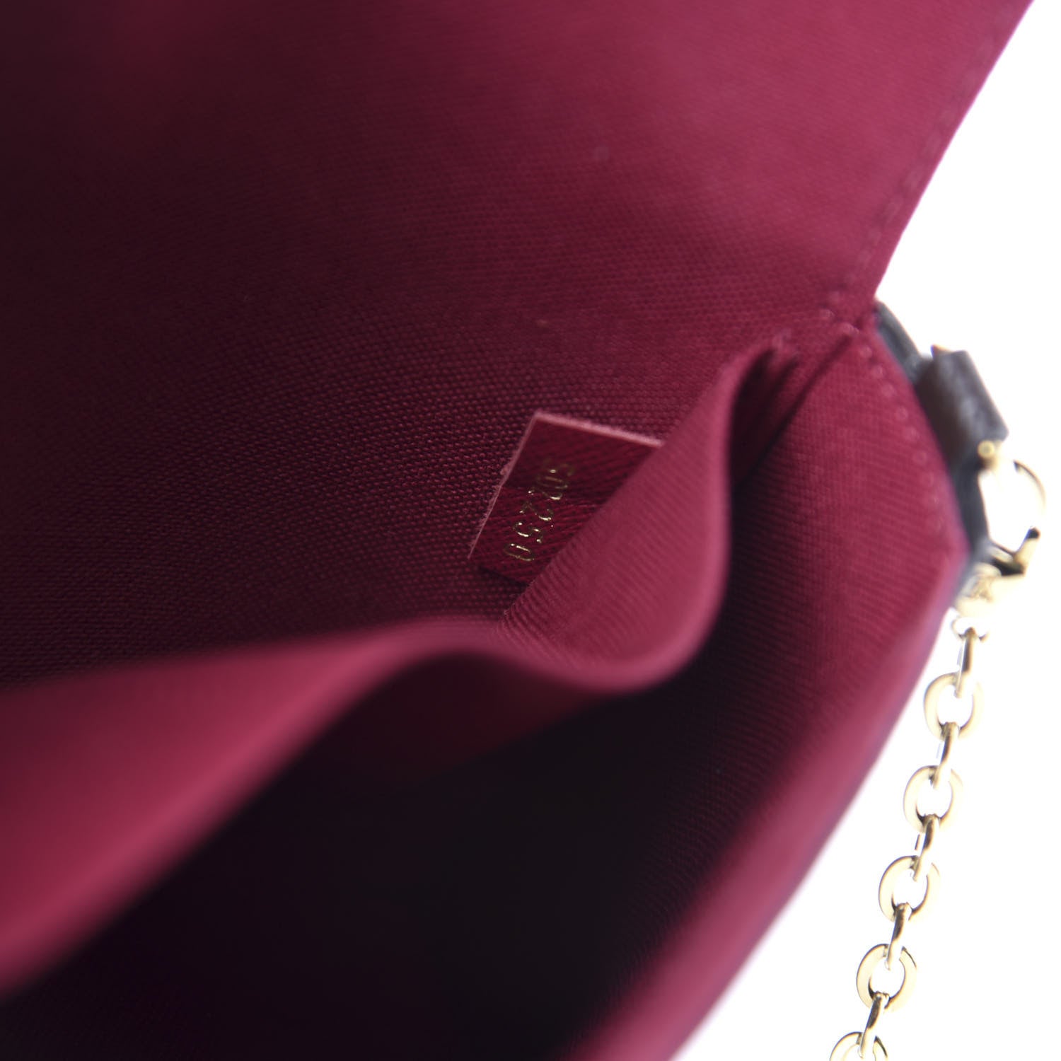 Louis Vuitton Monogram Pochette Felicie Chain Wallet Fuchsia 12 of 14