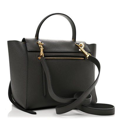 Celine Grained Calfskin Micro Belt Bag Grey 3 of 11