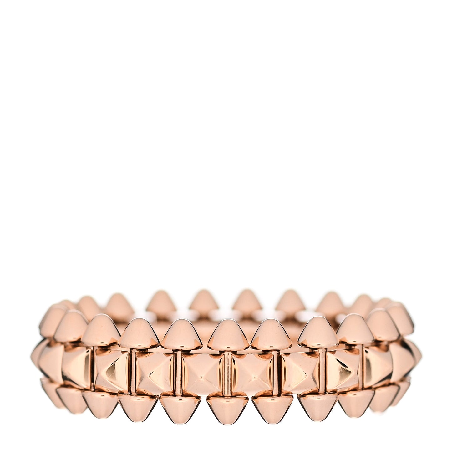 18K Pink Gold SM Clash De Cartier Ring 56 7.5