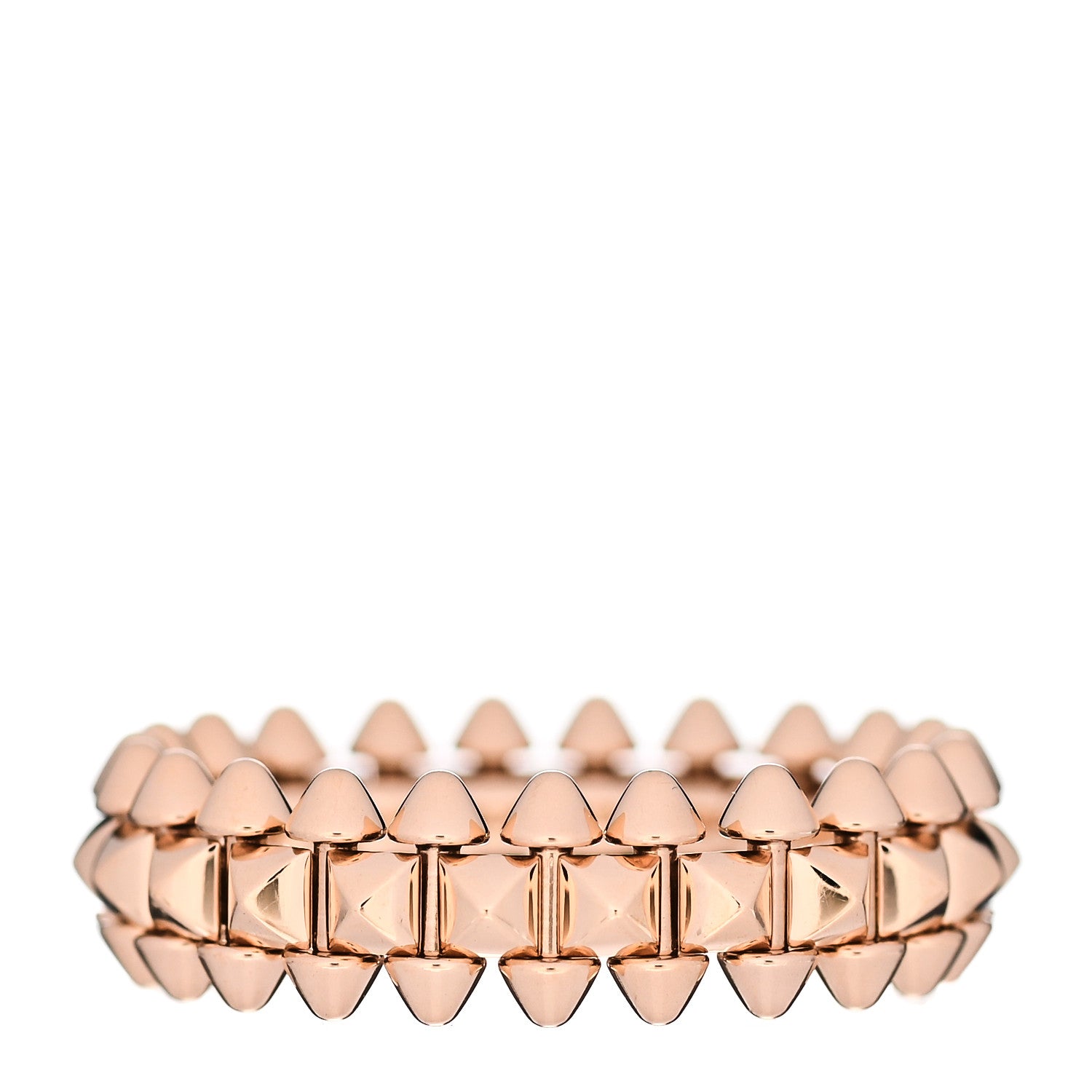 Cartier 18K Pink Gold SM Clash De Cartier Ring 56 7.5 1 of 5