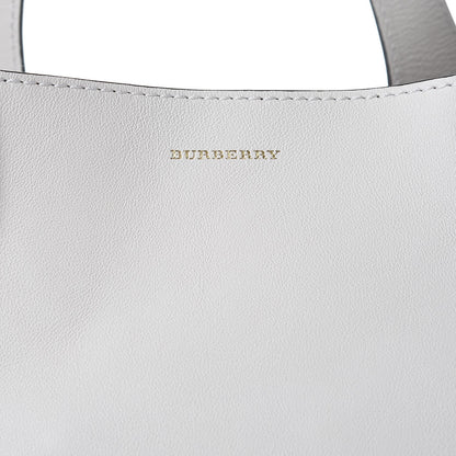 Burberry Calfskin Grommet Detail Tote White 7 of 8