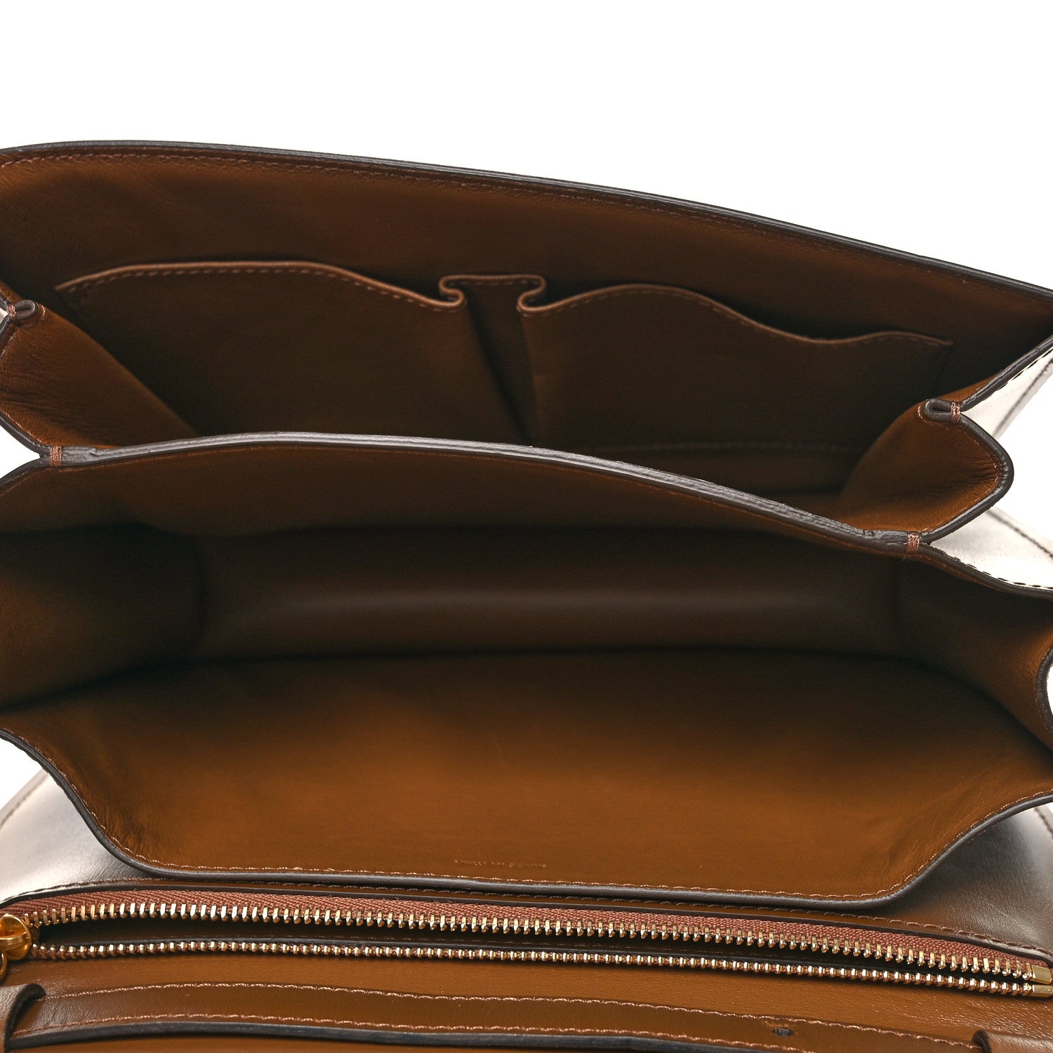 Celine Box Calfskin Medium Classic Box Flap Bag Camel 5 of 11