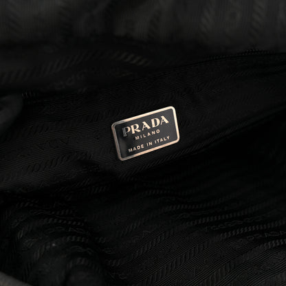 Prada Tessuto Nylon Shoulder Bag  Black 10 of 21