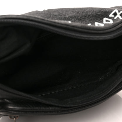 Balenciaga Agneau Arena Graffiti All Over Explorer Belt Bag Black White 5 of 8