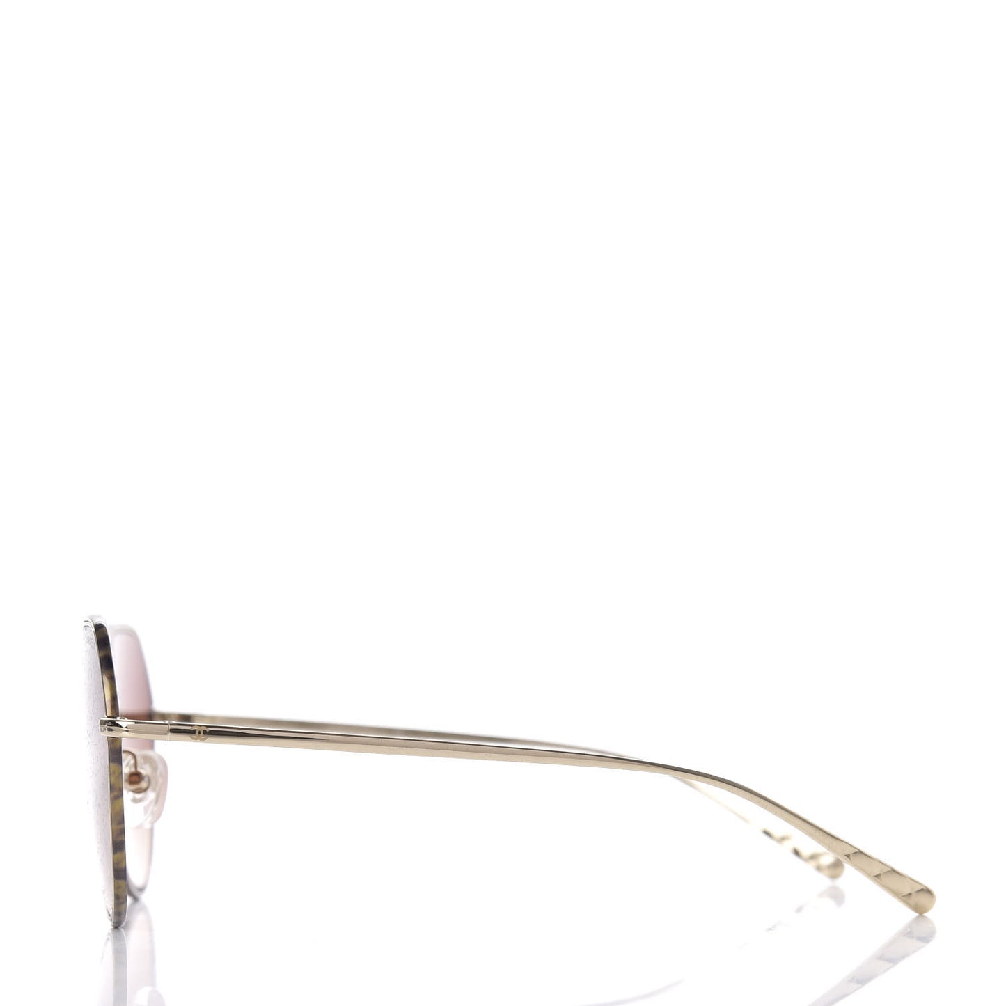 Round Sunglasses 4251-J Gold Brown