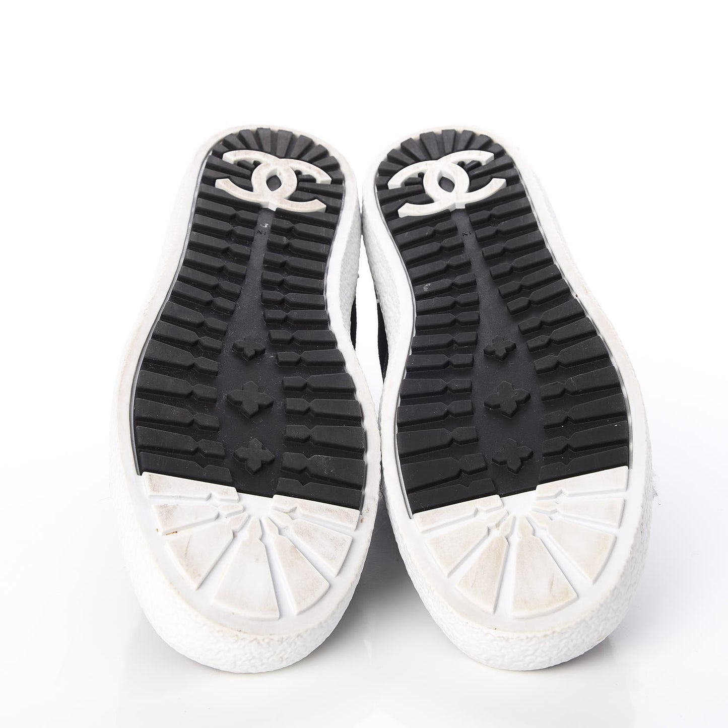 Suede Tweed Sneakers 38 Black