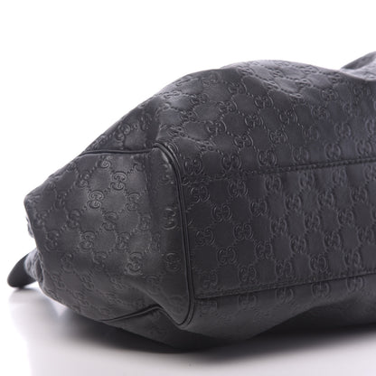 Gucci Guccissima Large Sukey Tote Black 15 of 16