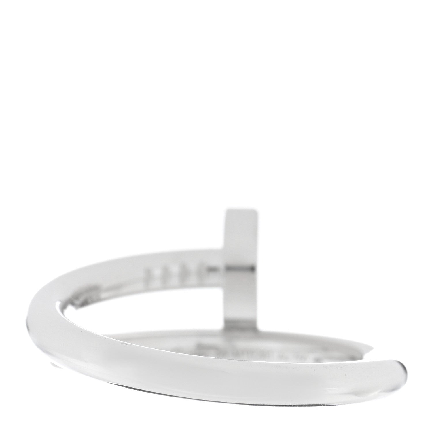 Cartier 18K White Gold Juste Un Clou Ring 55 7.25 3 of 5