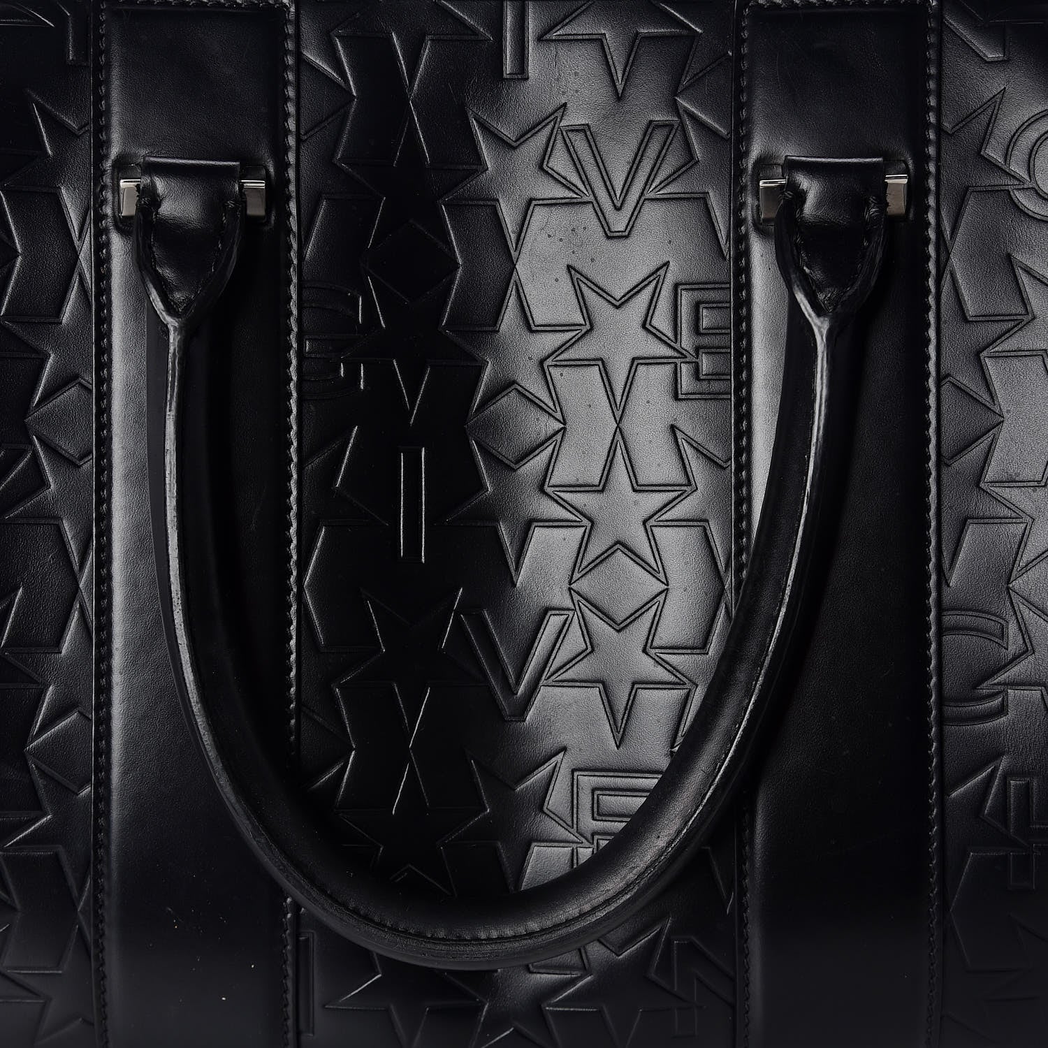 Givenchy Calfskin Star Embossed Medium Lucrezia Black 12 of 13