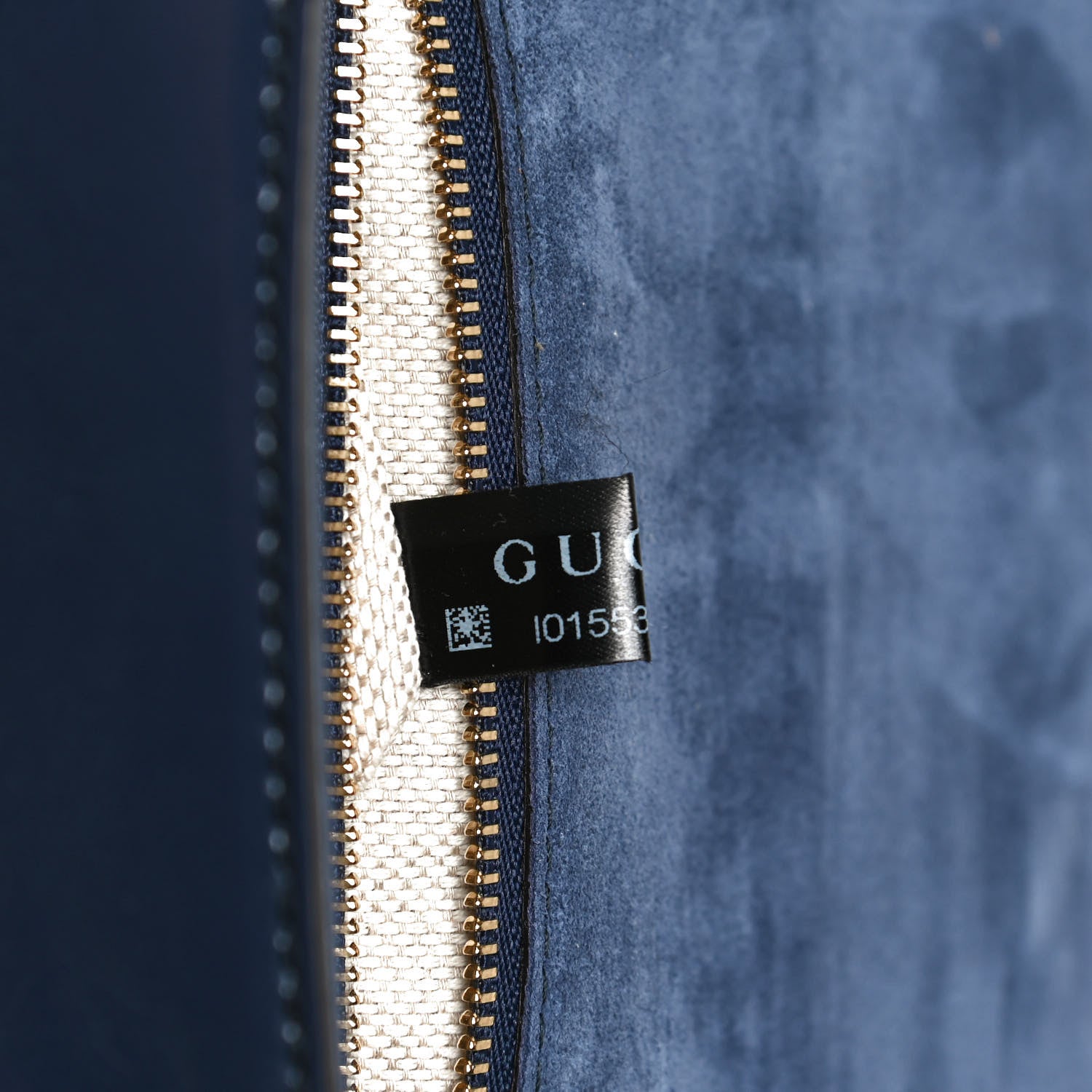 Gucci Soft Patent Medium Soho Clutch Uniform Blue 7 of 13