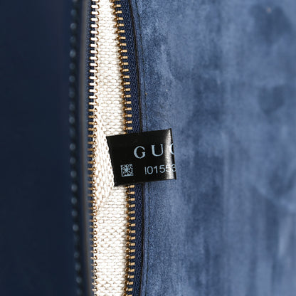 Gucci Soft Patent Medium Soho Clutch Uniform Blue 7 of 13