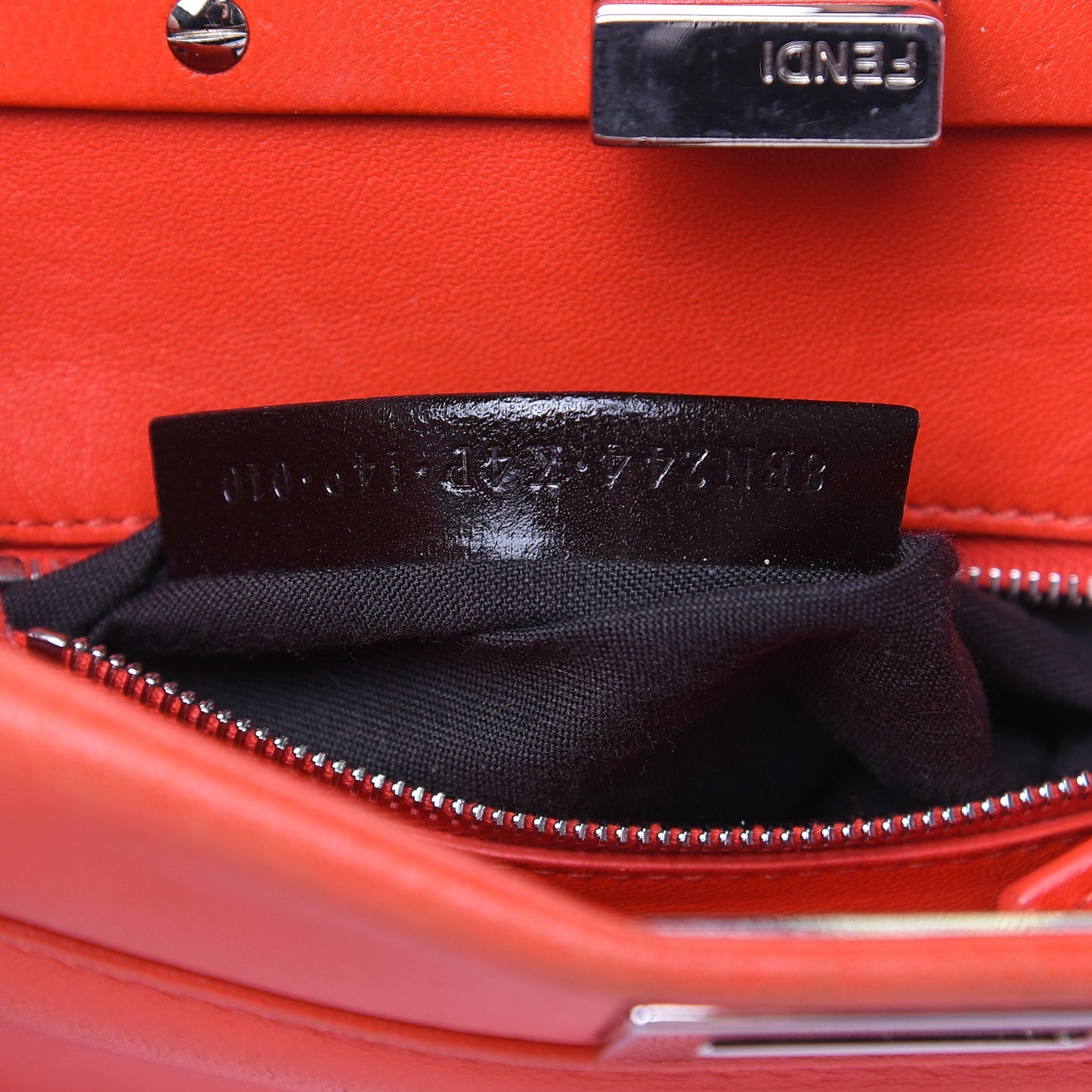 Nappa Mini Peekaboo Iconic Satchel Papavero