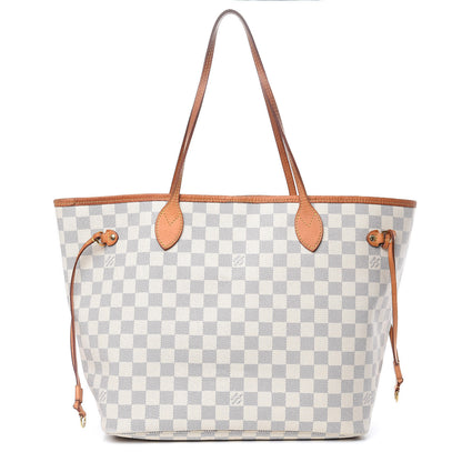 Louis Vuitton Damier Azur Neo Neverfull MM Rose Ballerine 1 of 21