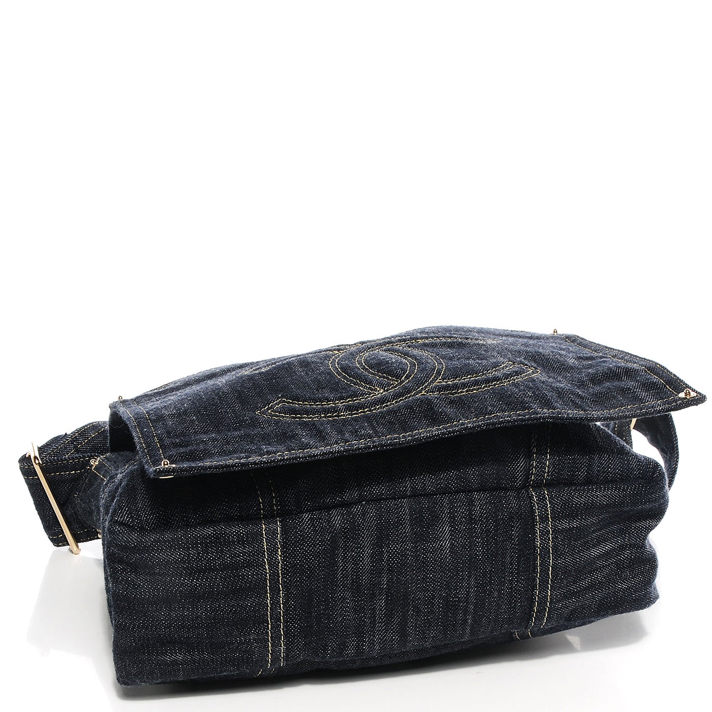 Denim CC Messenger Bag