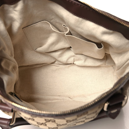 Gucci Monogram Medium Sukey Top Handle Dark Brown 5 of 10