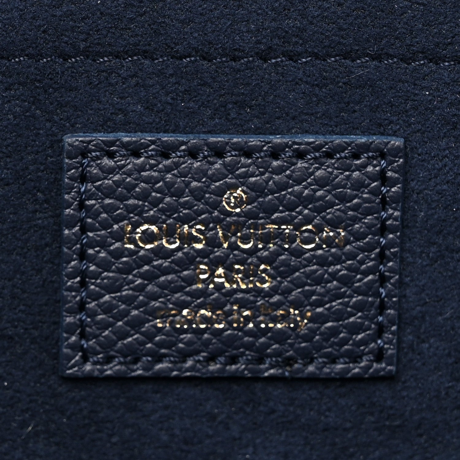 Louis Vuitton Empreinte Pochette Felicie Chain Wallet Navy 9 of 13