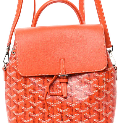 Goyard Goyardine Calfskin Mini Alpin Backpack Orange 8 of 11