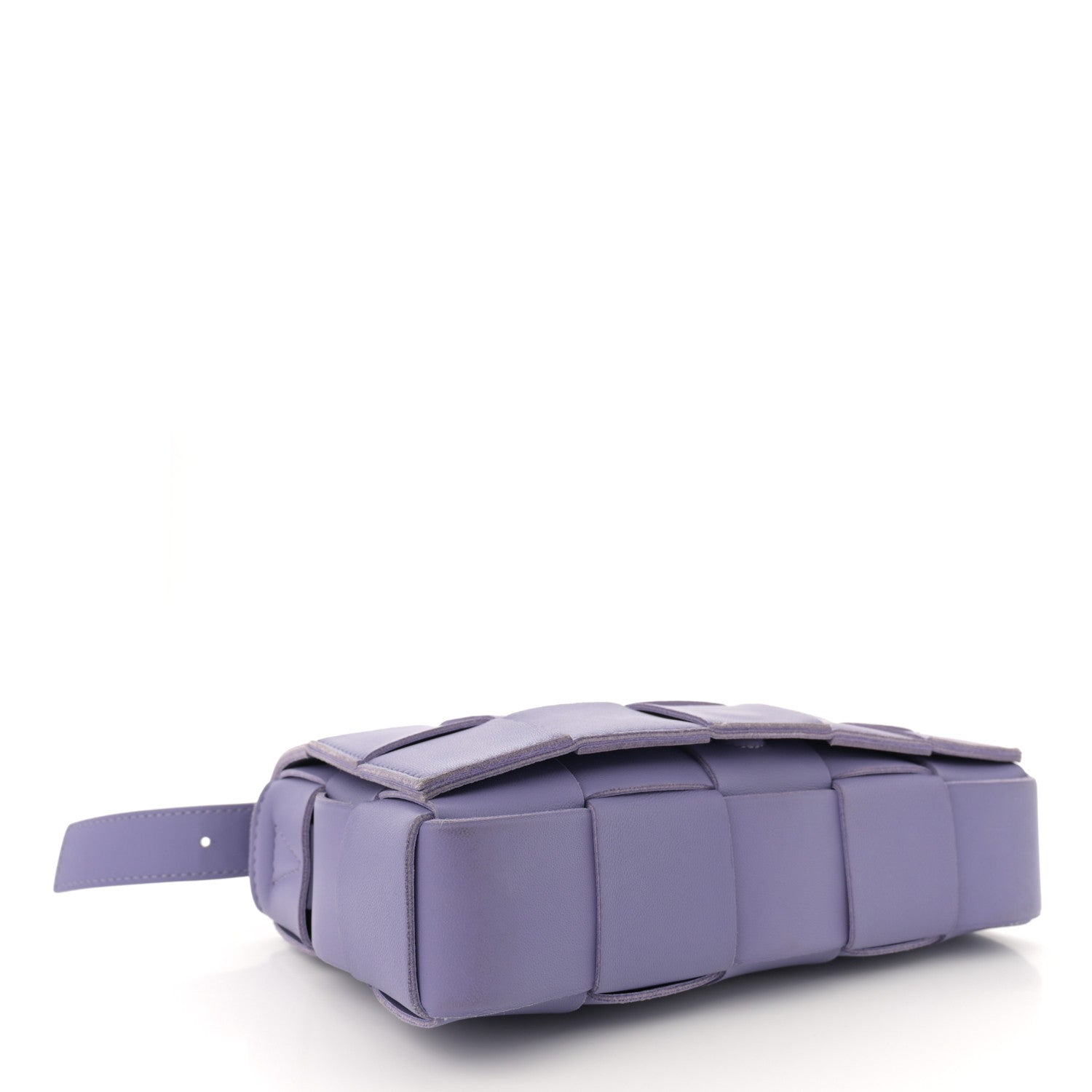 Bottega Veneta Lambskin Intreccio Cassette Crossbody Bag Wisteria 4 of 12