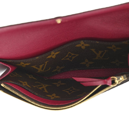 Louis Vuitton Monogram Emilie Wallet Fuchsia 5 of 8