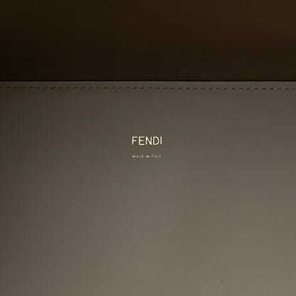 Fendi Vitello King Plexiglass Medium Fendi Sunshine Shopper Tote White Ice 6 of 12