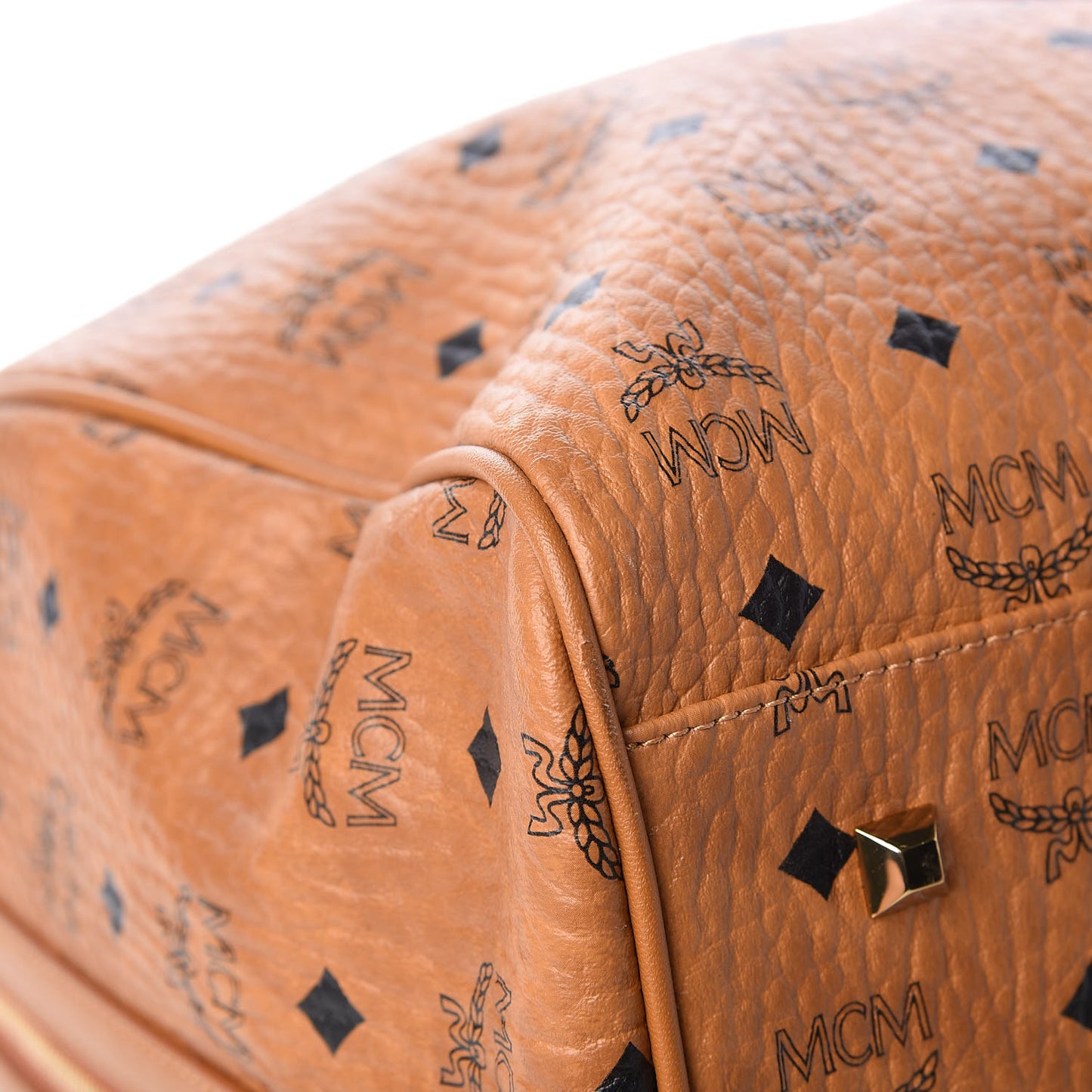 Visetos Large Traveler Weekender Bag Cognac