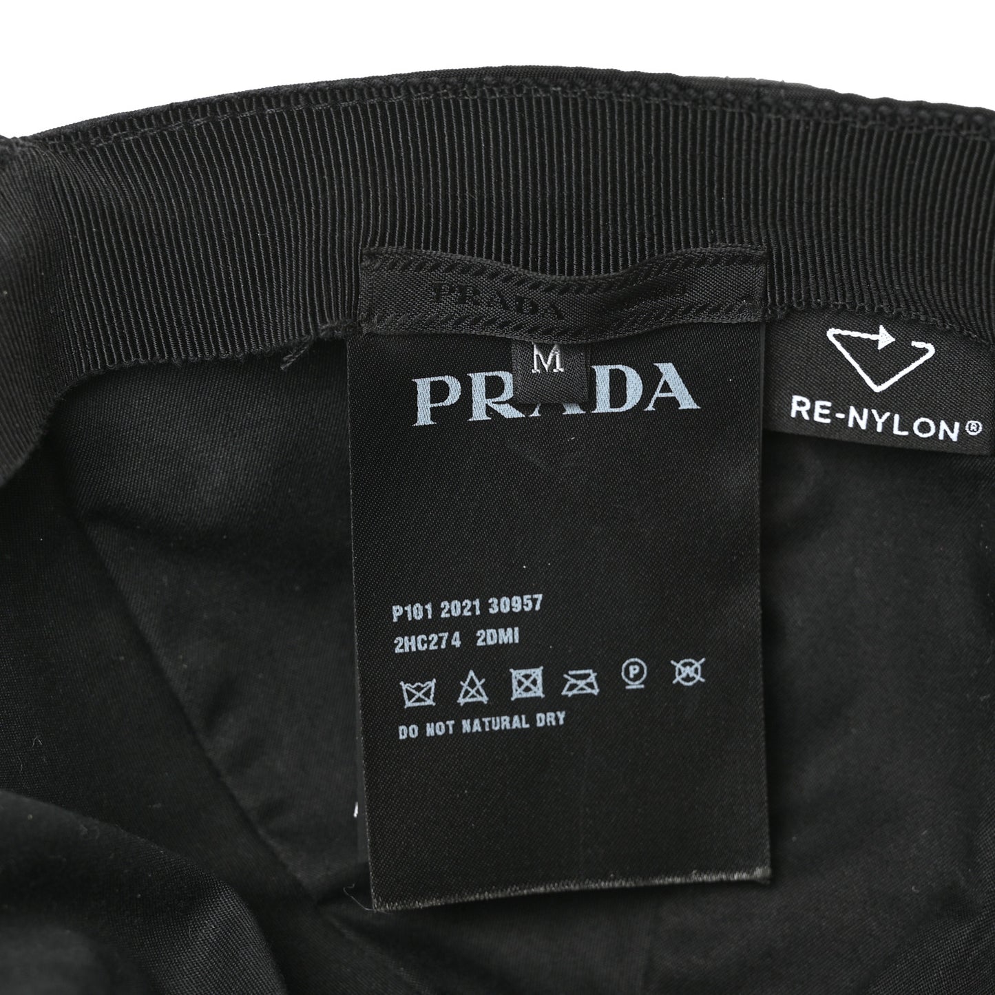 Re-Nylon Mens Baseball Cap M Black