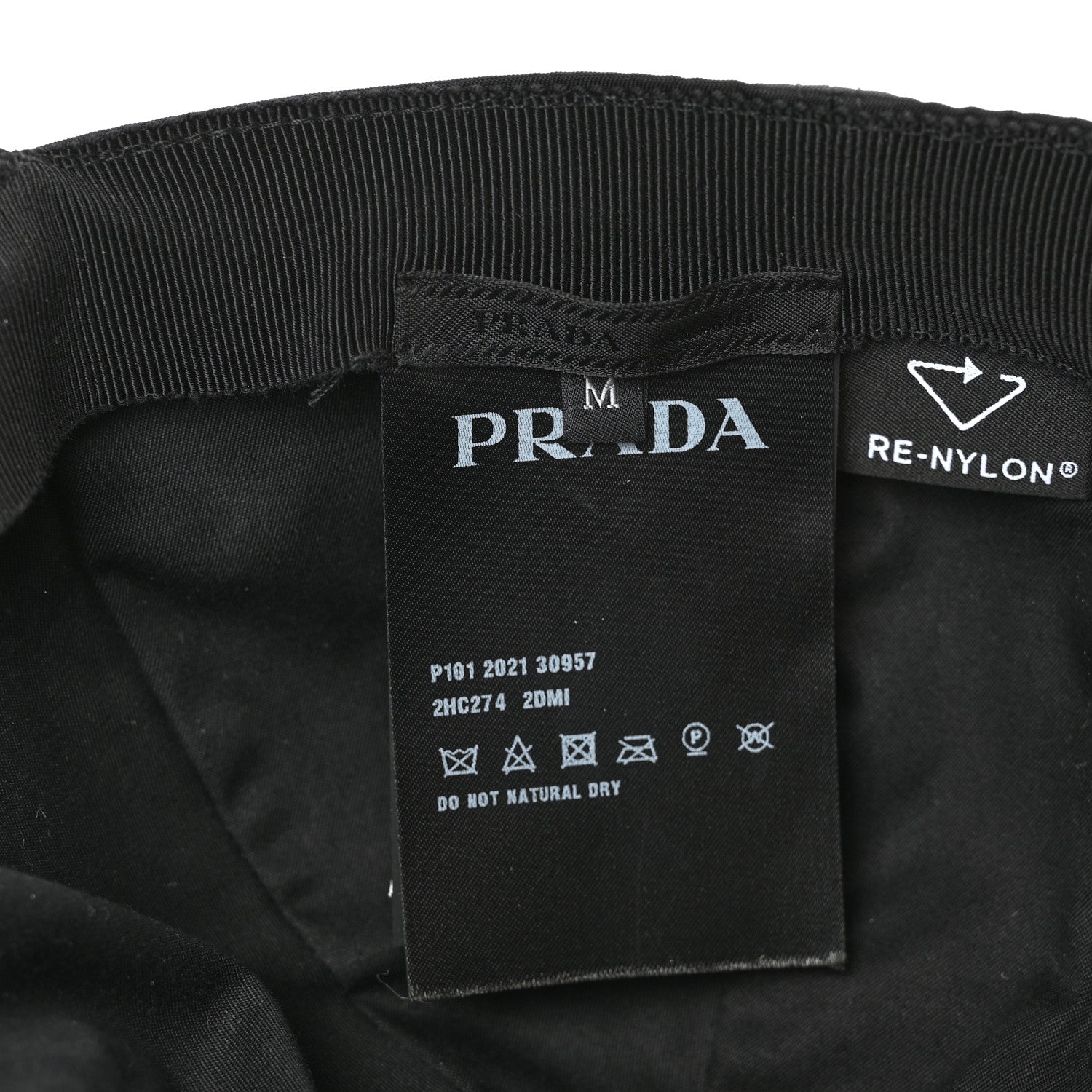 Prada Re-Nylon Mens Baseball Cap M Black 7 of 7
